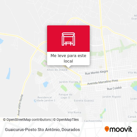 Guaicurus-Posto Sto Antônio mapa
