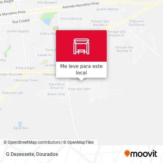 G Dezessete mapa