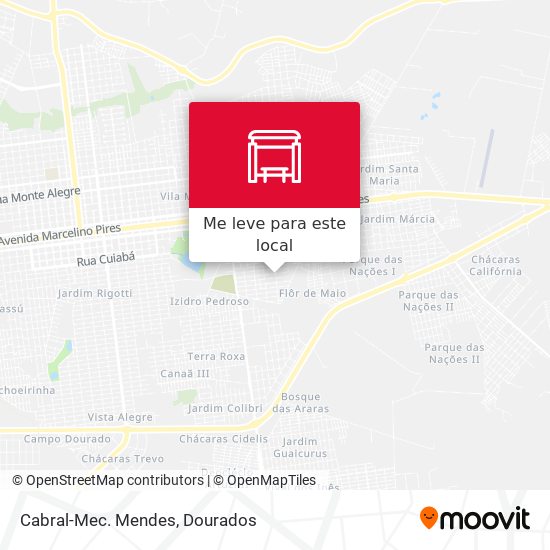 Cabral-Mec. Mendes mapa