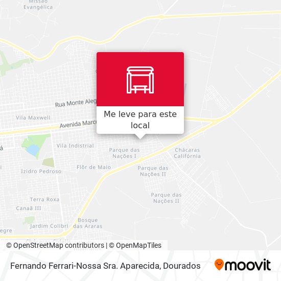 Fernando Ferrari-Nossa Sra. Aparecida mapa