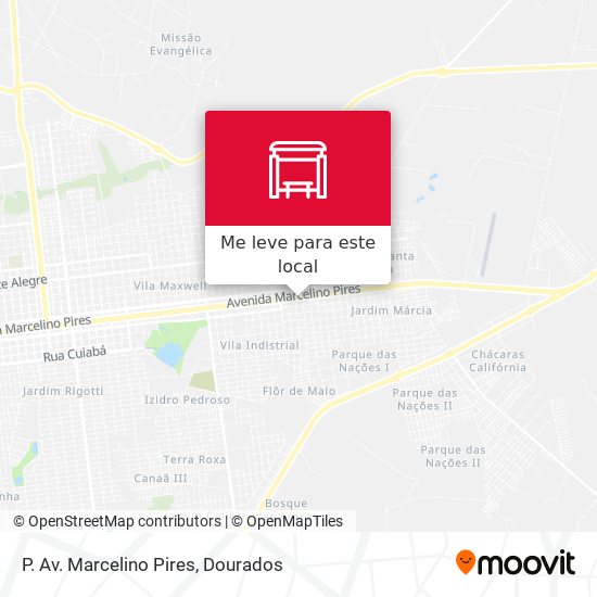 P. Av. Marcelino Pires mapa