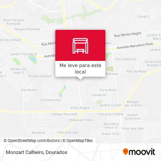 Monzart Calheiro mapa