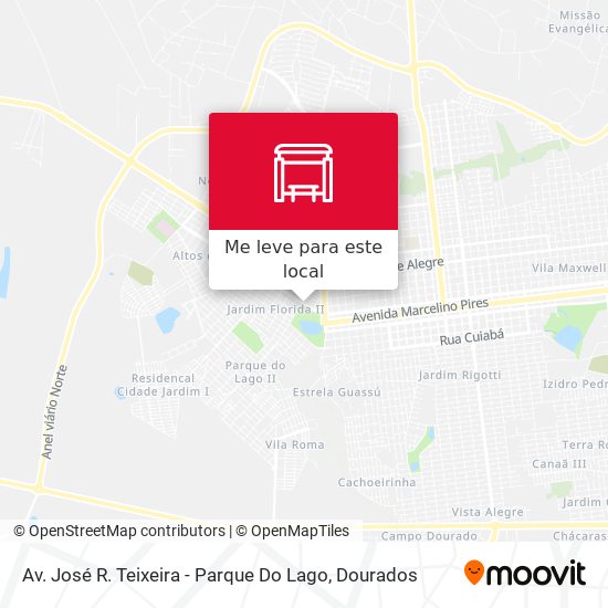 Av. José R. Teixeira - Parque Do Lago mapa