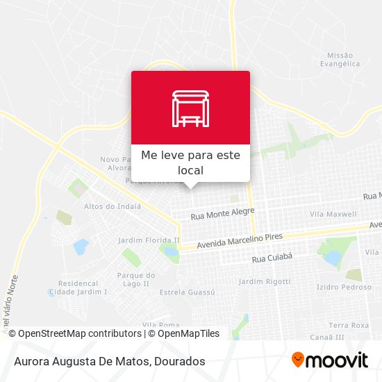 Aurora Augusta De Matos mapa