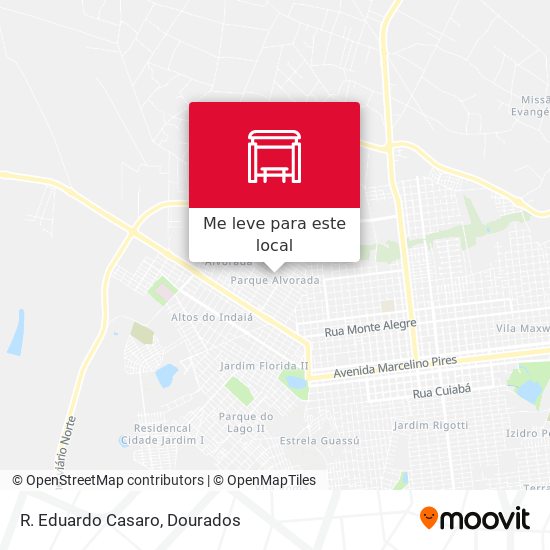 R. Eduardo Casaro mapa