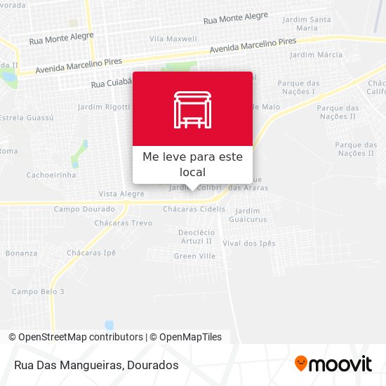 Rua Das Mangueiras mapa