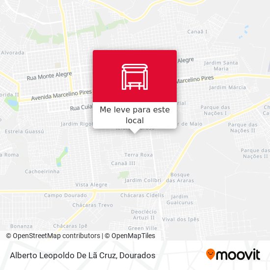 Alberto Leopoldo De Lã Cruz mapa