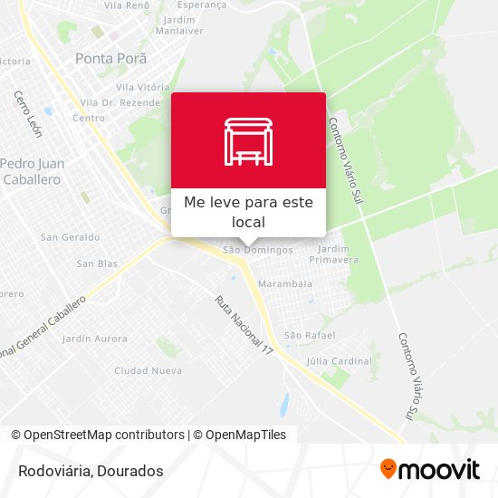 Rodoviária mapa
