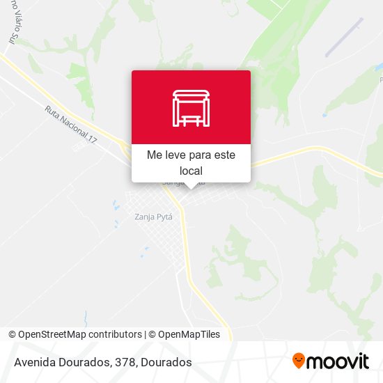 Avenida Dourados, 378 mapa