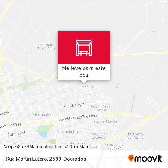Rua Martin Lutero, 2580 mapa