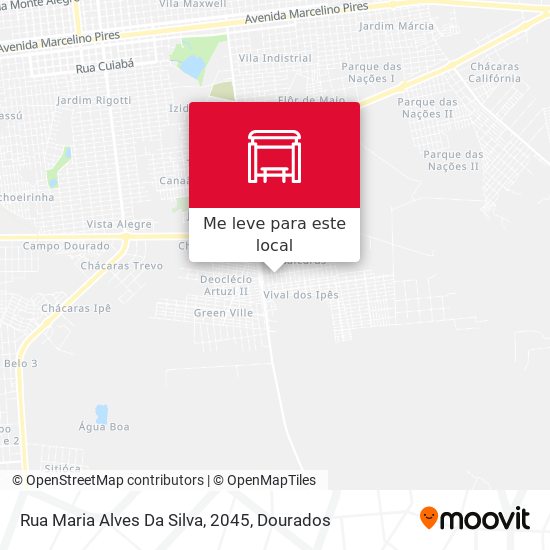 Rua Maria Alves Da Silva, 2045 mapa