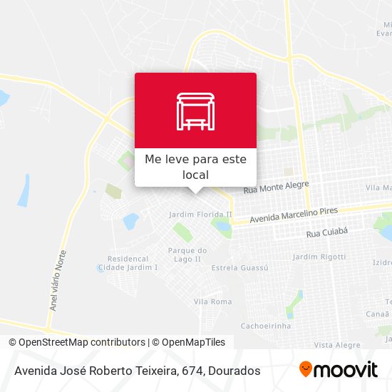Avenida José Roberto Teixeira, 674 mapa