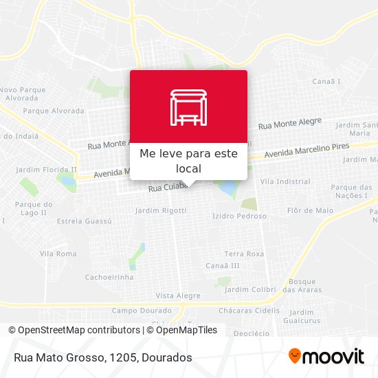Rua Mato Grosso, 1205 mapa