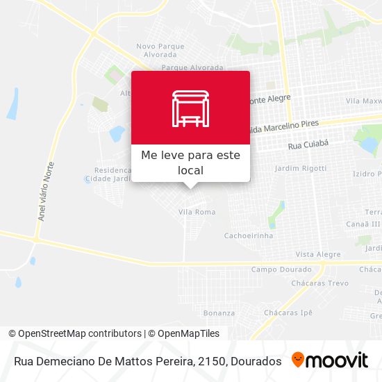 Rua Demeciano De Mattos Pereira, 2150 mapa