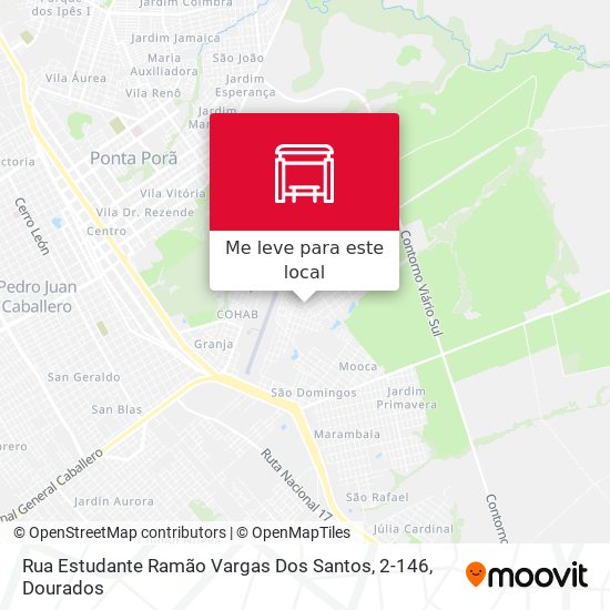 Rua Estudante Ramão Vargas Dos Santos, 2-146 mapa