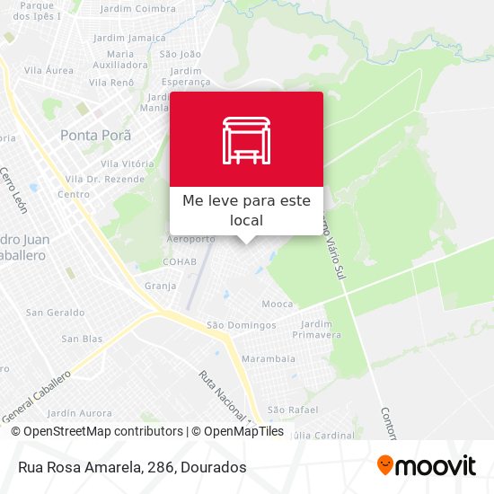 Rua Rosa Amarela, 286 mapa