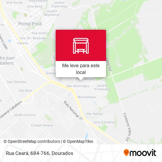 Rua Ceará, 684-766 mapa