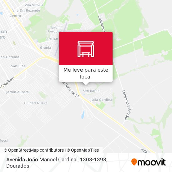 Avenida João Manoel Cardinal, 1308-1398 mapa