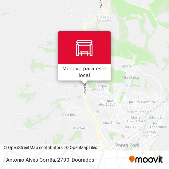 Antônio Alves Corrêa, 2790 mapa