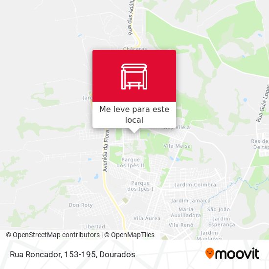 Rua Roncador, 153-195 mapa