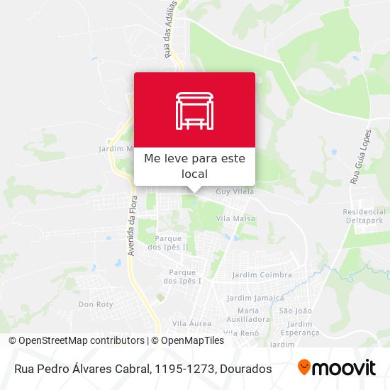 Rua Pedro Álvares Cabral, 1195-1273 mapa