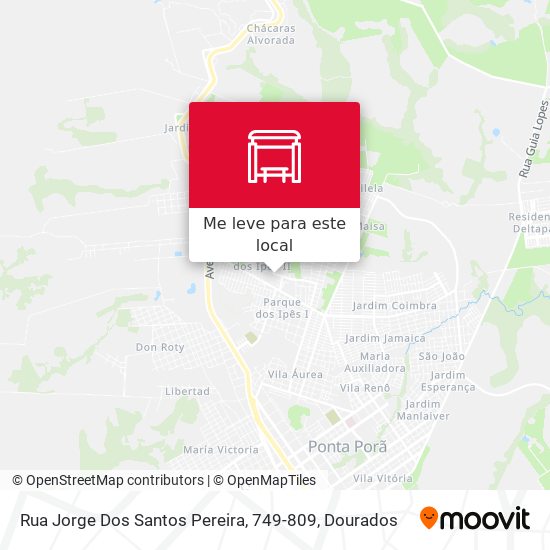 Rua Jorge Dos Santos Pereira, 749-809 mapa