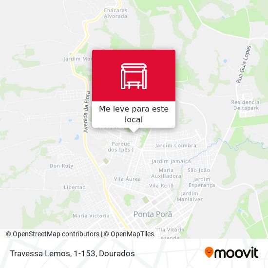 Travessa Lemos, 1-153 mapa