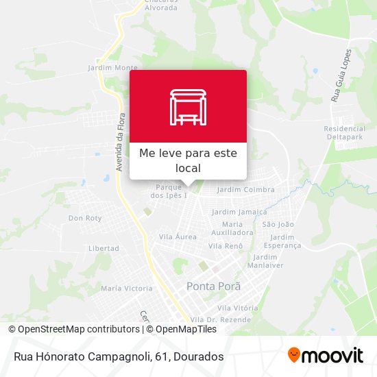 Rua Hónorato Campagnoli, 61 mapa