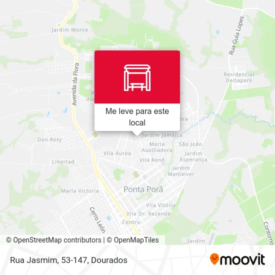 Rua Jasmim, 53-147 mapa