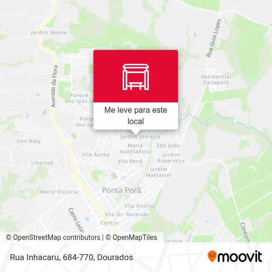 Rua Inhacaru, 684-770 mapa