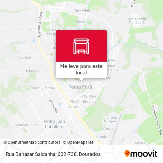 Rua Baltazar Saldanha, 602-738 mapa