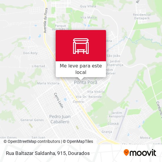 Rua Baltazar Saldanha, 915 mapa