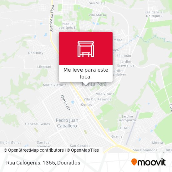 Rua Calógeras, 1355 mapa