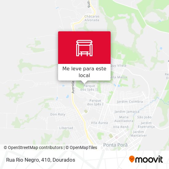 Rua Rio Negro, 410 mapa