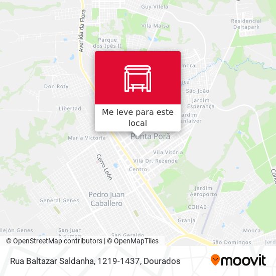 Rua Baltazar Saldanha, 1219-1437 mapa