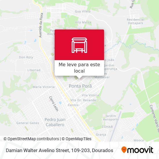 Damian Walter Avelino Street, 109-203 mapa