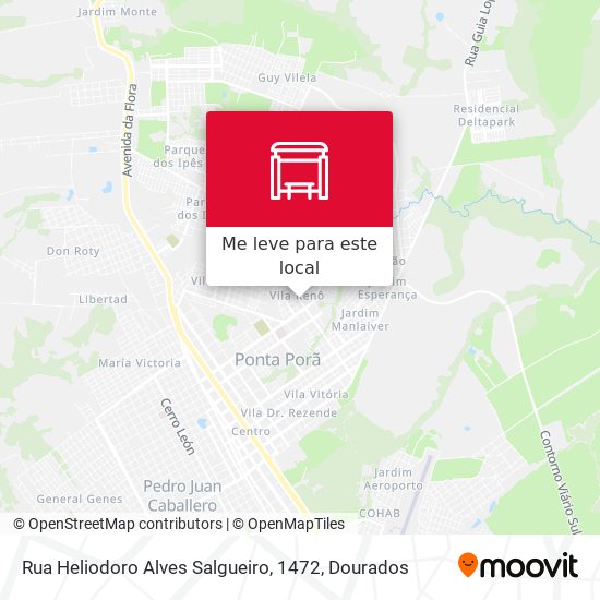 Rua Heliodoro Alves Salgueiro, 1472 mapa