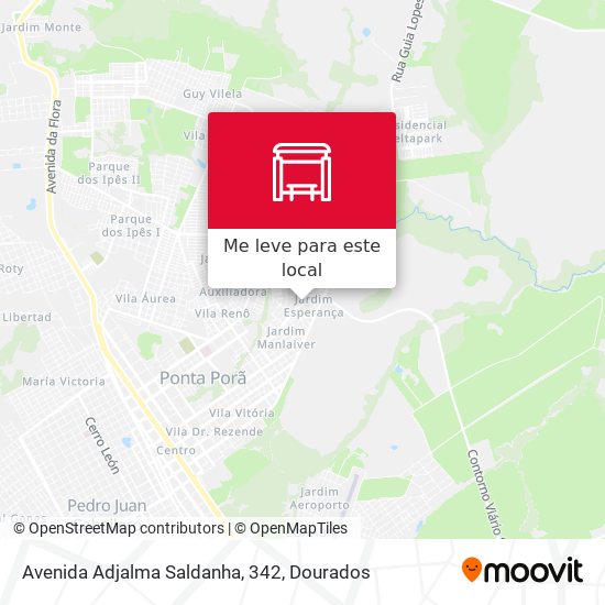 Avenida Adjalma Saldanha, 342 mapa