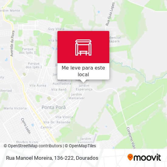 Rua Manoel Moreira, 136-222 mapa