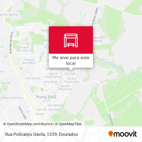 Rua Policarpo Dávila, 1239 mapa