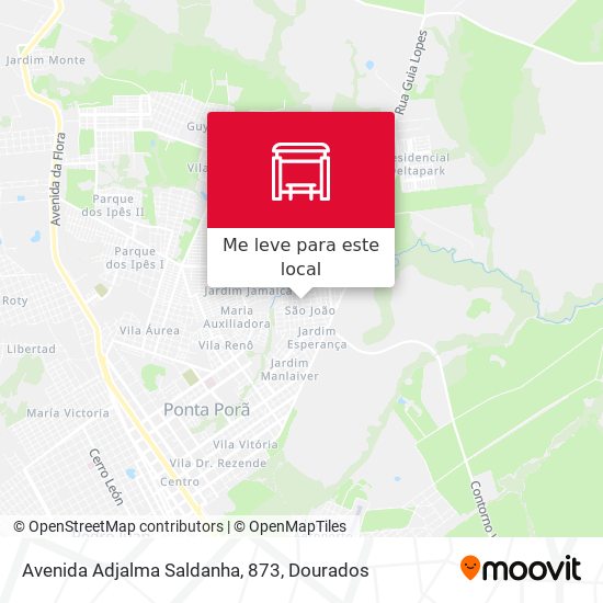 Avenida Adjalma Saldanha, 873 mapa