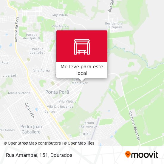Rua Amambaí, 151 mapa