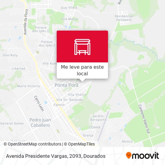Avenida Presidente Vargas, 2093 mapa