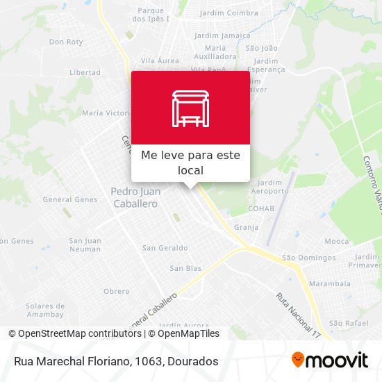 Rua Marechal Floriano, 1063 mapa