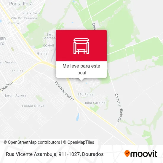 Rua Vicente Azambuja, 911-1027 mapa