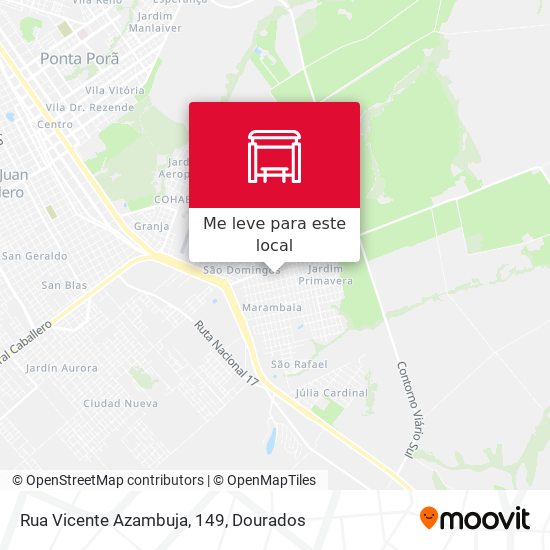 Rua Vicente Azambuja, 149 mapa