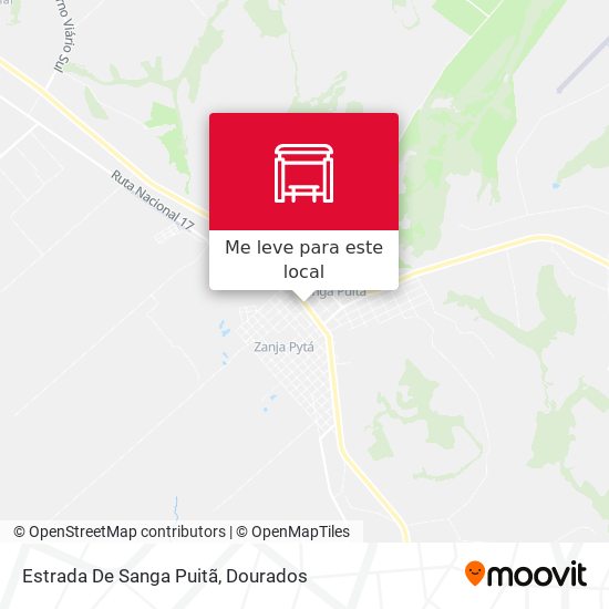 Estrada De Sanga Puitã mapa