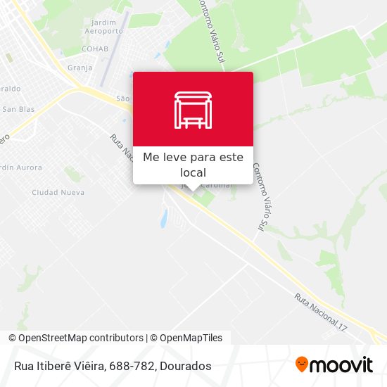 Rua Itiberê Viêira, 688-782 mapa