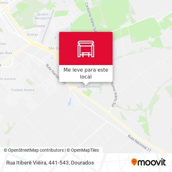 Rua Itiberê Viêira, 441-543 mapa