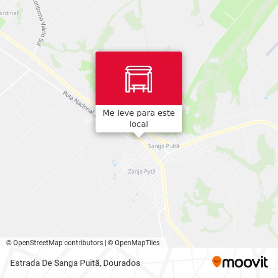 Estrada De Sanga Puitã mapa
